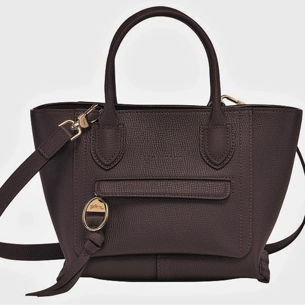 LONGCHAMP Mailbox Leather top handle with Crossbody straps NWT